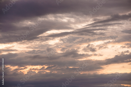 dark storm clouds before rain © thekob5123
