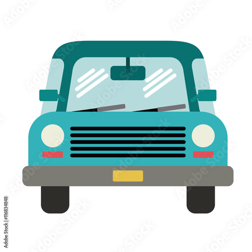 car front  isolated icon design, vector illustration  graphic 