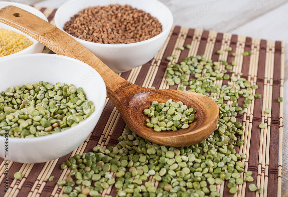 Dry split green peas Dry split green peas
