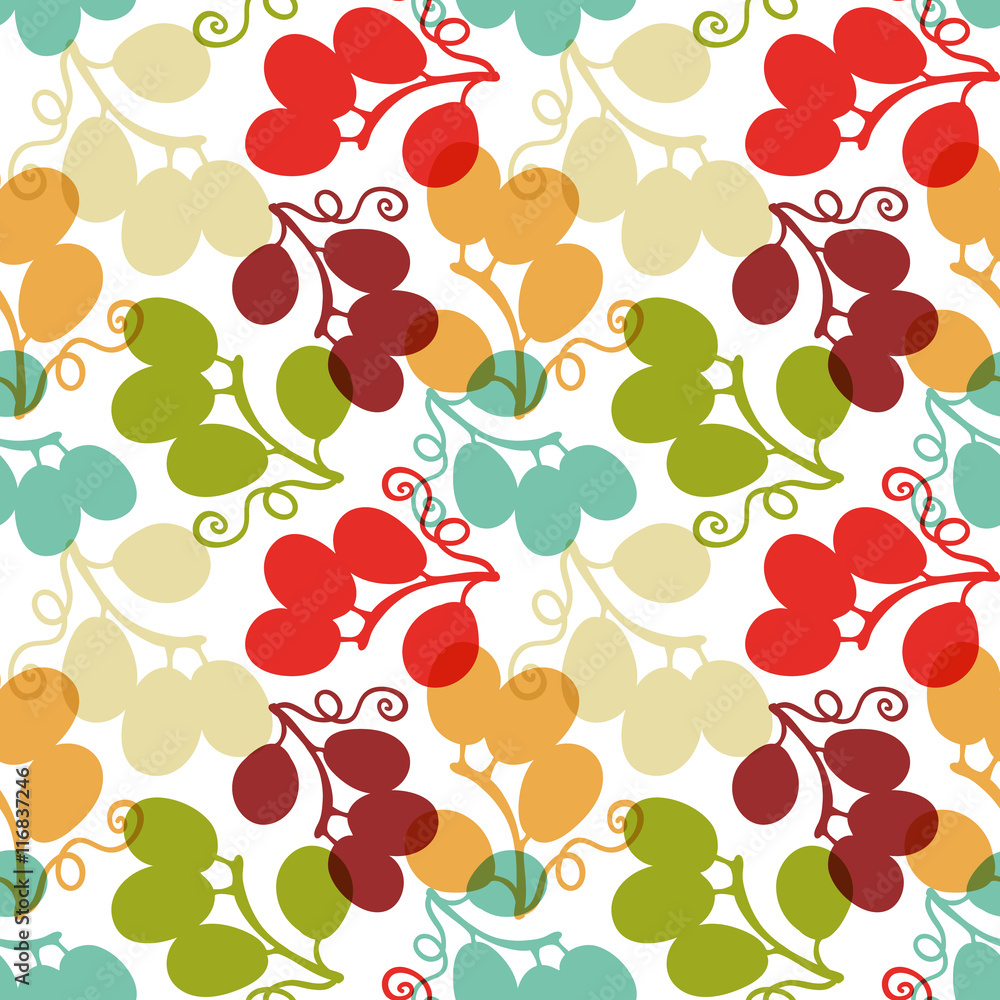 Seamless Pattern with Grape Seamless Pattern with Grape
