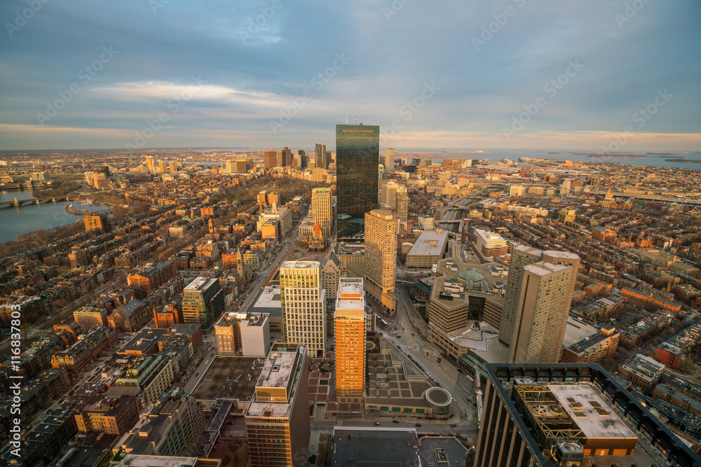 Obraz premium downtown Boston Massachusetts
