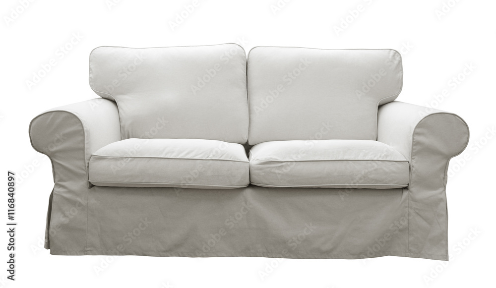 sofa furniture isolated on white background studio shot Stock Photo | Adobe  Stock