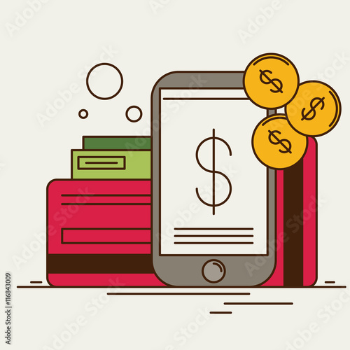 Flat design vector colored illustration concept 