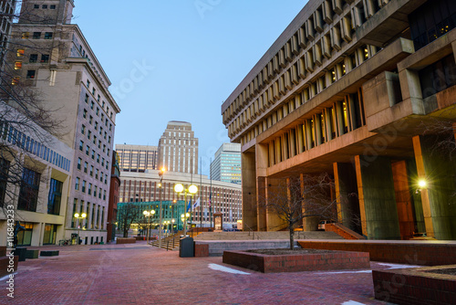 Downtown Boston and boston skyline