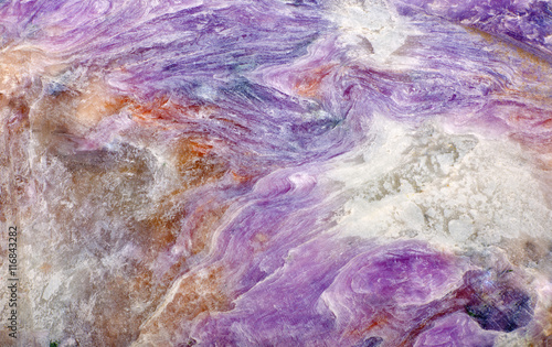 dark lilac charoite stone texture © Alexander Potapov