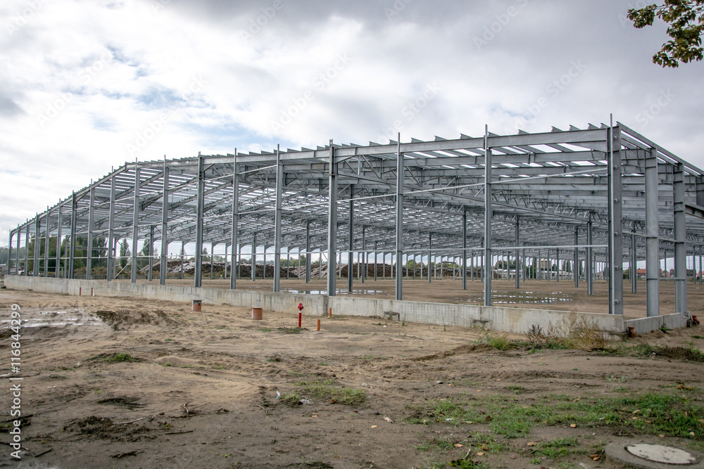 Fototapeta premium building of industrial hall