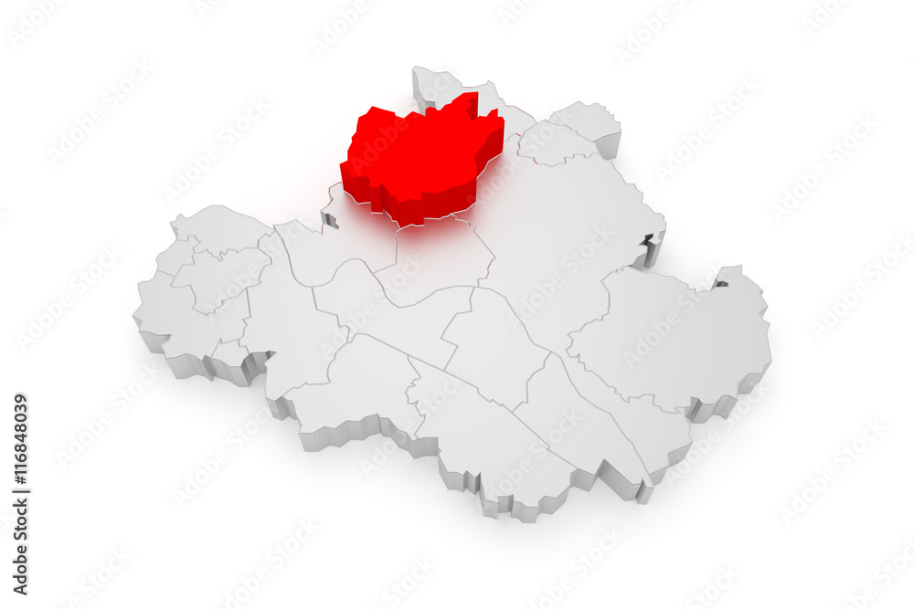 Klotzsche, Dresden Bezirke 3D Klotzsche, Dresden Bezirke 3D