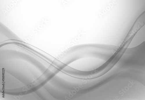 Abstract wavy background grey