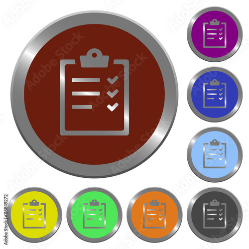 Color task list buttons