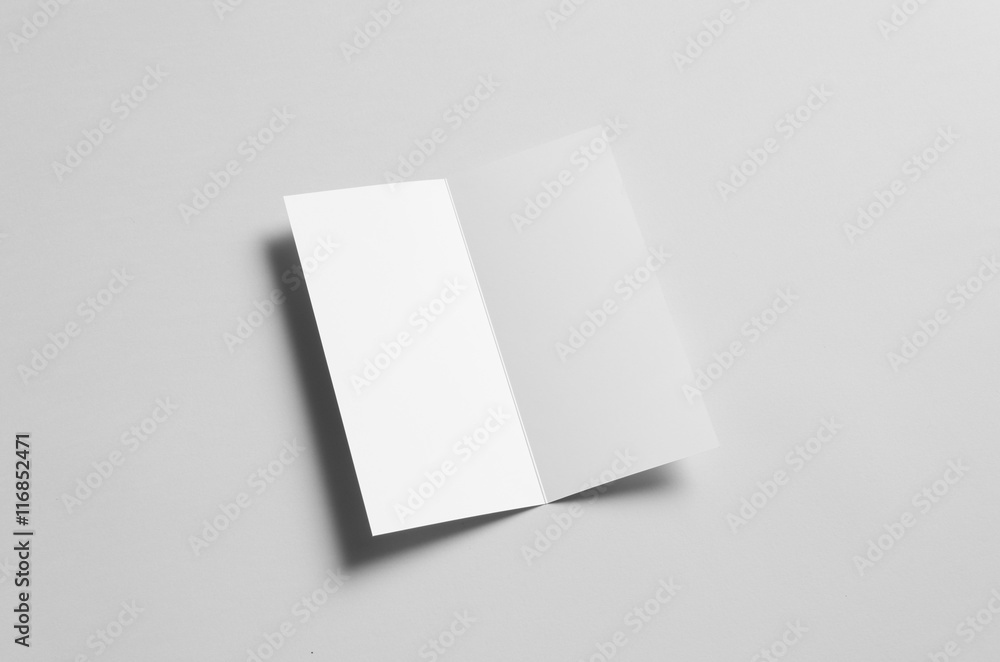 DL Bi-Fold / Half-Fold Brochure Mock-Up DL Bi-Fold / Half-Fold Brochure Mock-Up