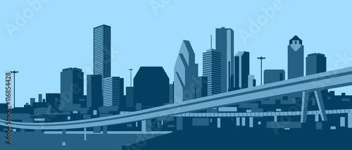 Houston skyline photo