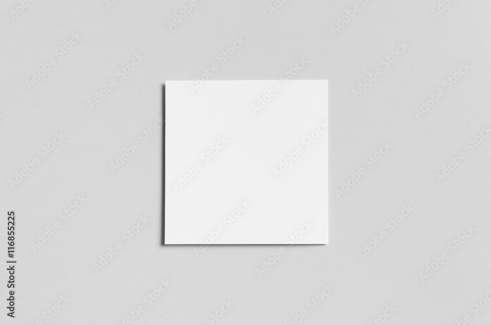 Square Bi-Fold / Half-Fold Brochure Mock-Up - Backside Square Bi-Fold / Half-Fold Brochure Mock-Up - Backside