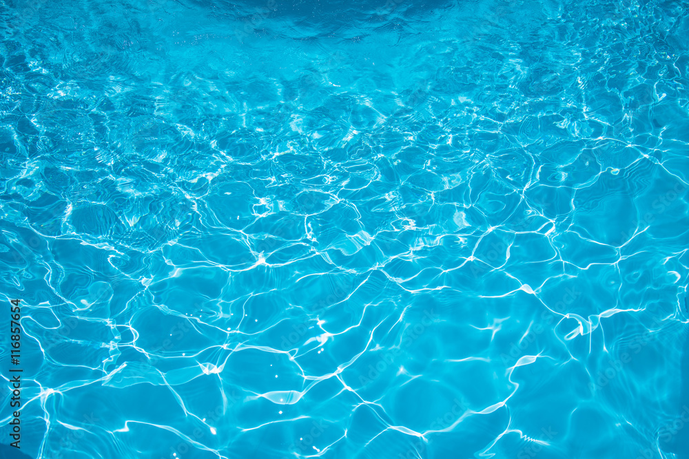 Blue Water surface in swimming pool Blue Water surface in swimming pool