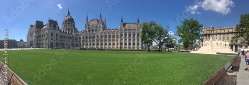 ogrody parlamentu w Budapeszcie