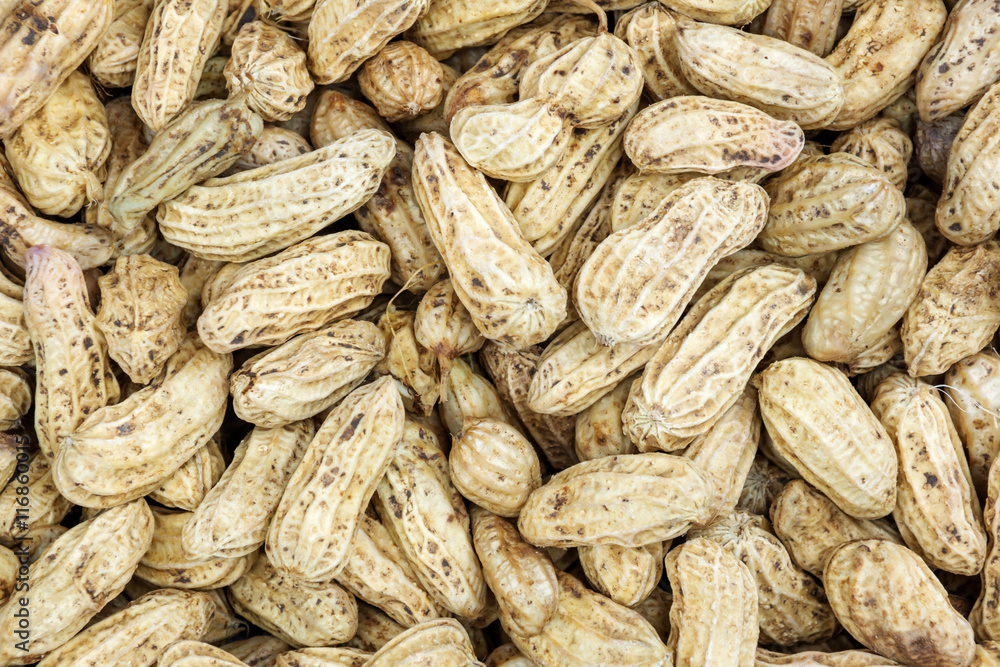 Fototapeta premium Boiled peanut in Thai local market.