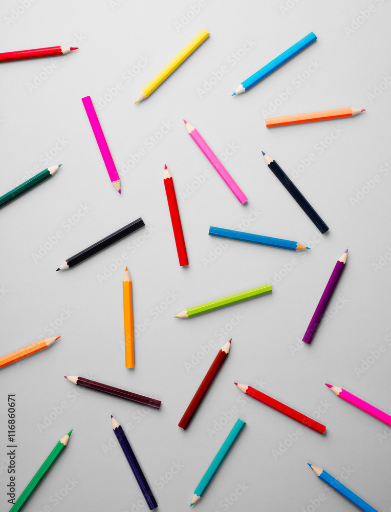 Bright colorful pencils Bright colorful pencils