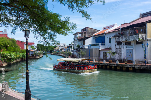 Konstfotografi Rivière de Melaka, Malaisie