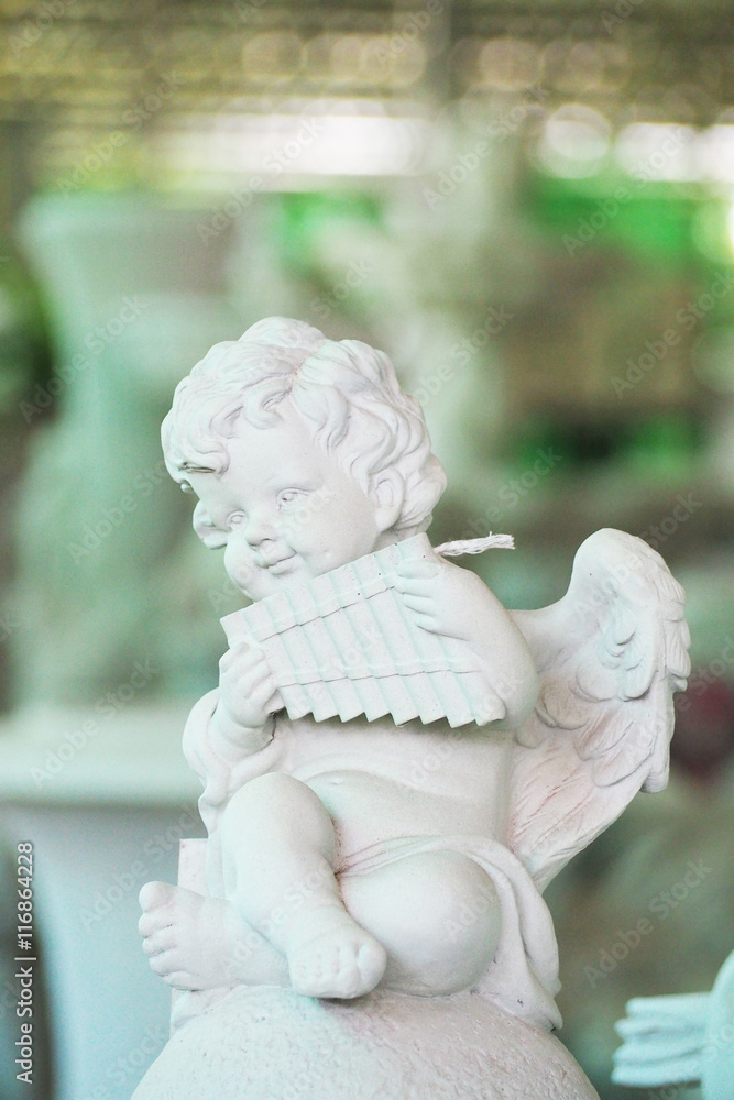 Stucco figurines for decoration in the garden Stucco figurines for decoration in the garden