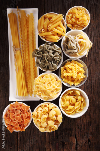 variaty of pasta