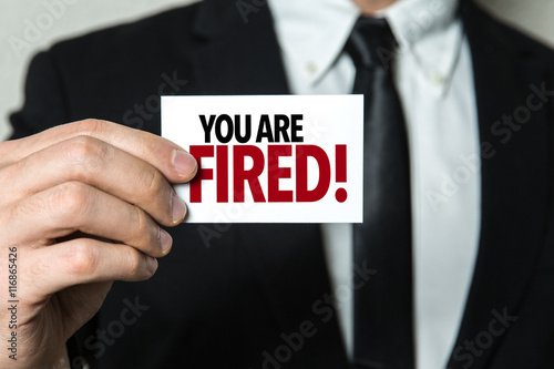 You Are Fired