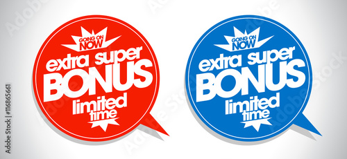 Extra super bonus coupons set.