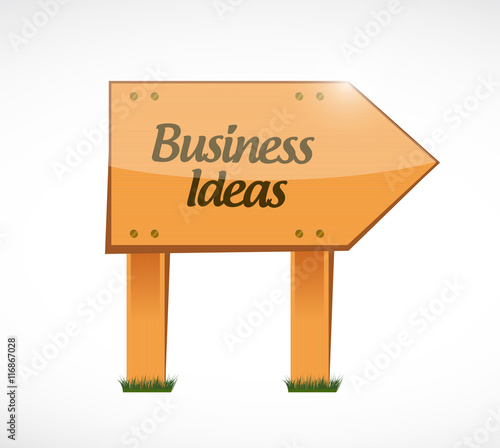 business ideas wood sign concept