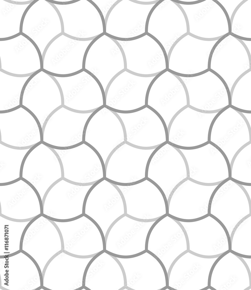 Fototapeta premium Vector seamless texture. Modern abstract background. Рattern with repeating hexagonal tiles.
