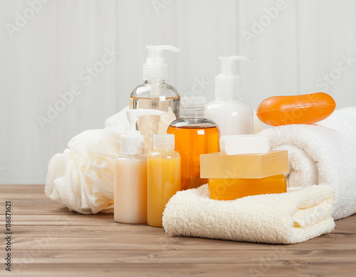 Soap Bar And Liquid. Shampoo, Shower Gel. Towels. Spa Kit.