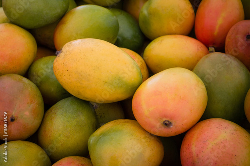 mangoes background - mango fruit