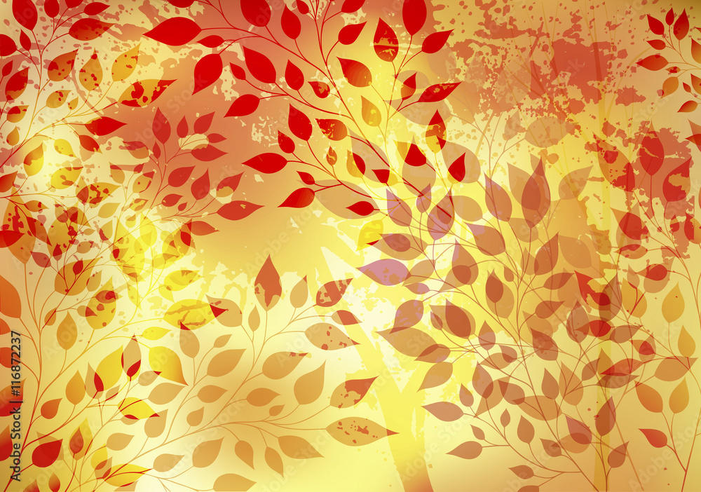 Bright autumn abstract background Bright autumn abstract background