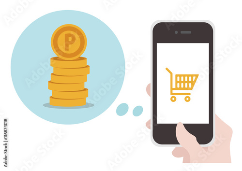 Use the points in the online shop