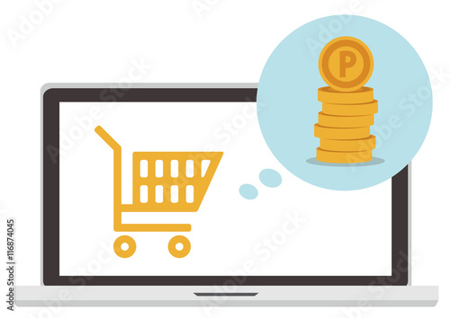 Use the points in the online shop