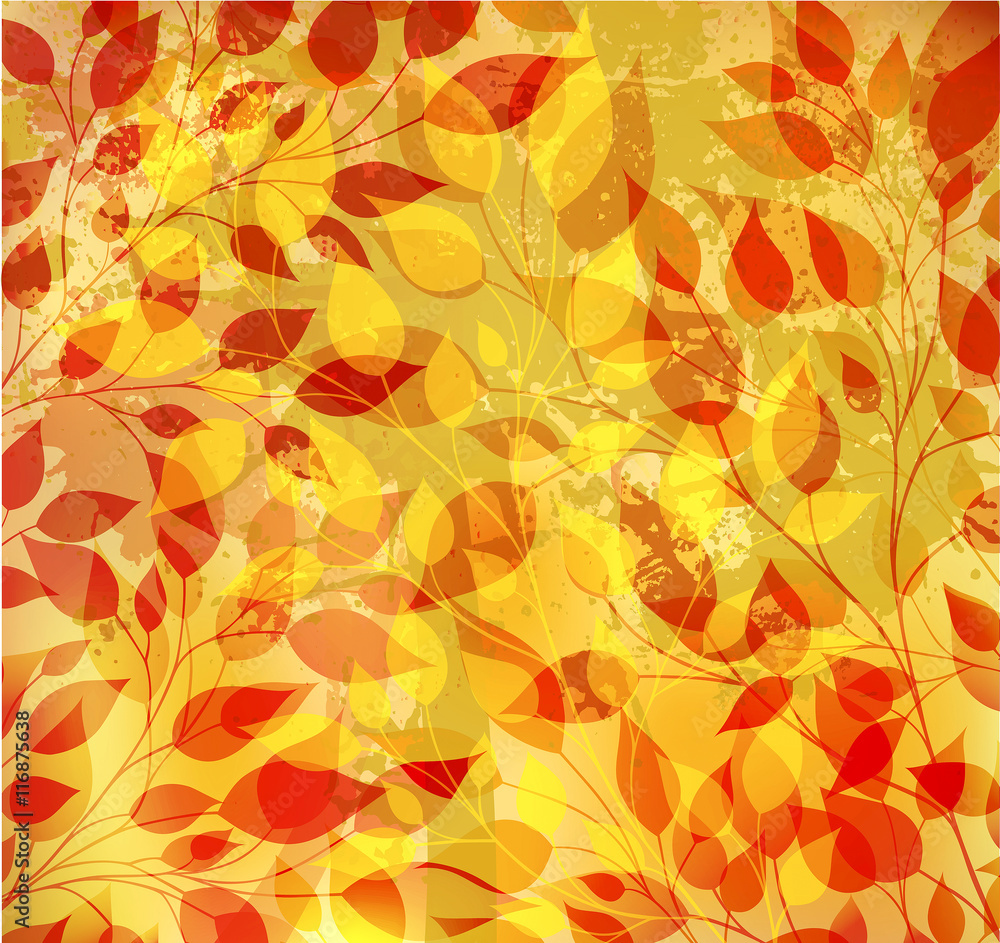 Bright autumn abstract background 