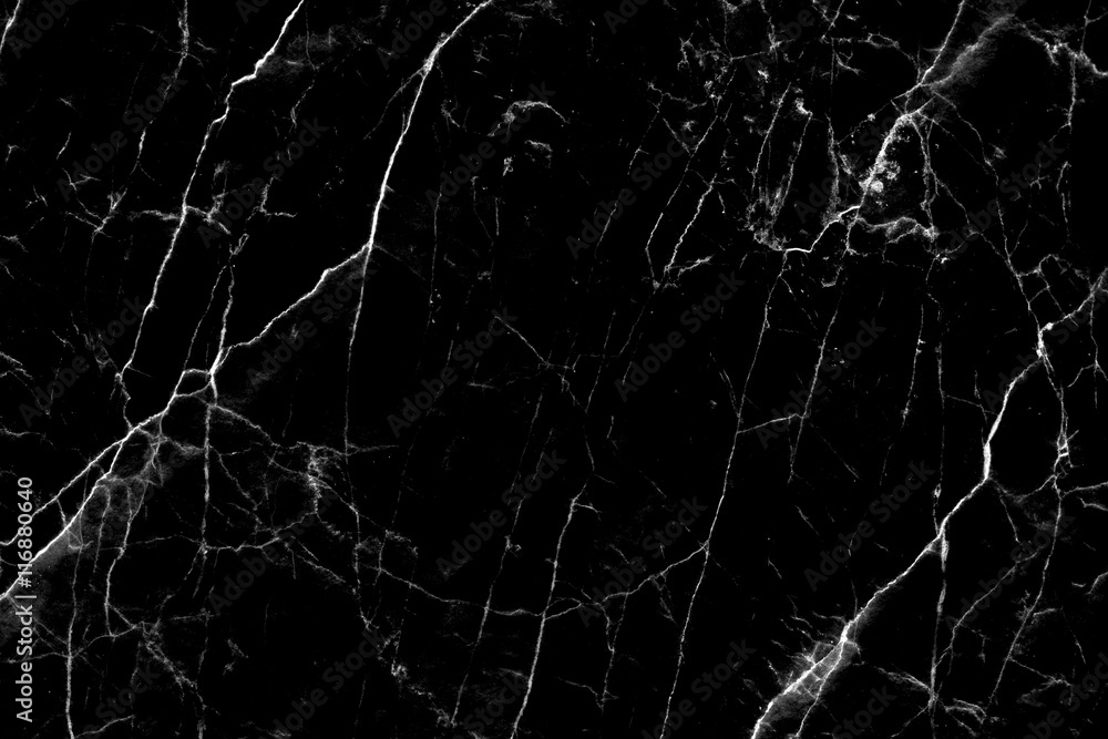 Fototapeta Czarny marmur tekstura tło, streszczenie tekstura płytki podłogowe i wzór
