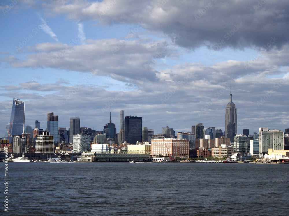 View of New York city