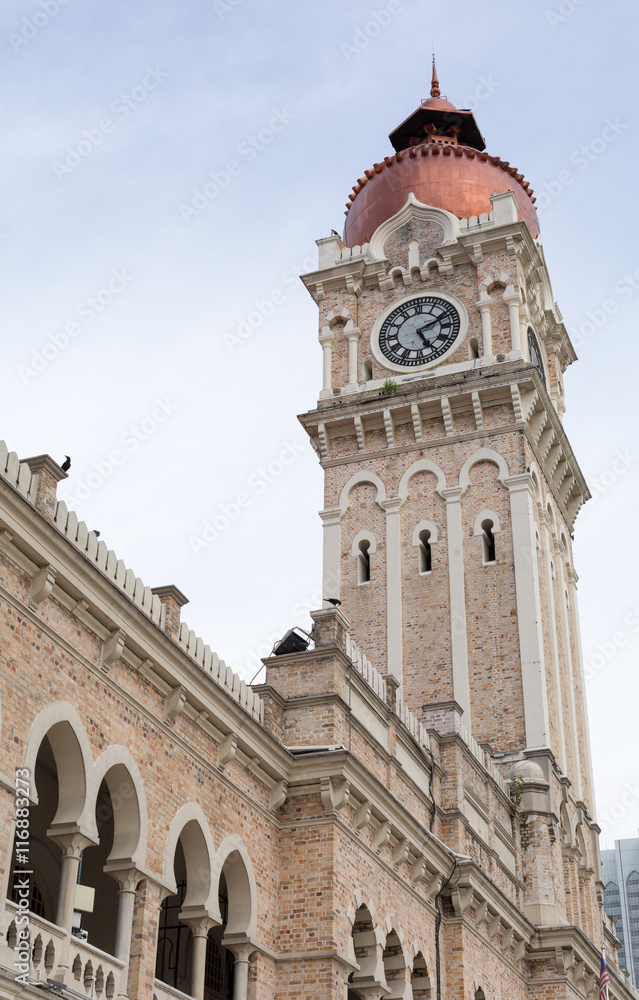 Clock tower of Sultan Abdul Samad Building