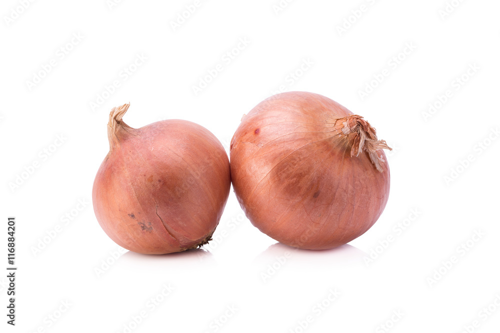 shallots isolated on white background shallots isolated on white background