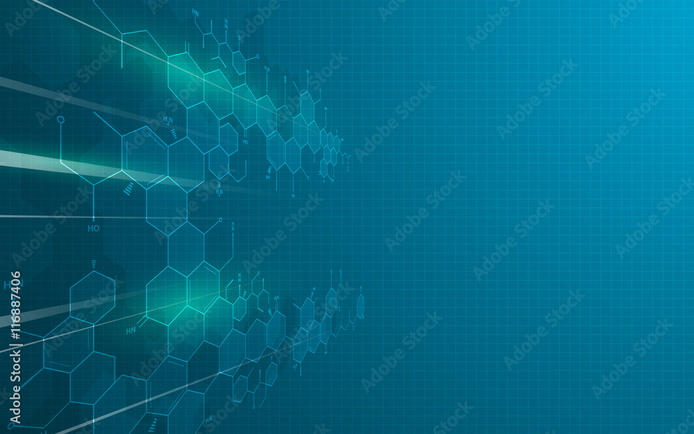 Obraz premium abstract science technology innovation education design concept background