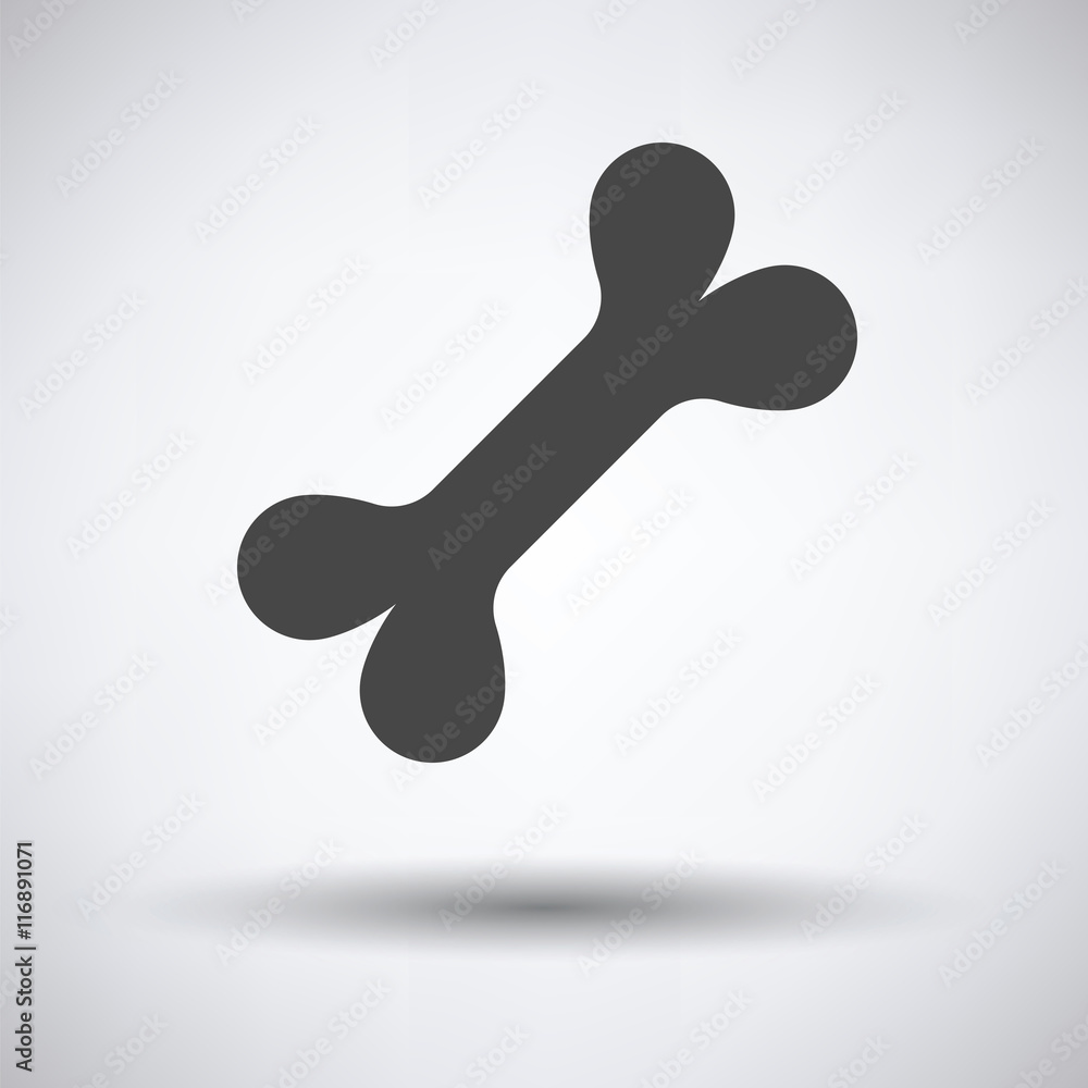 Dog food bone icon Dog food bone icon