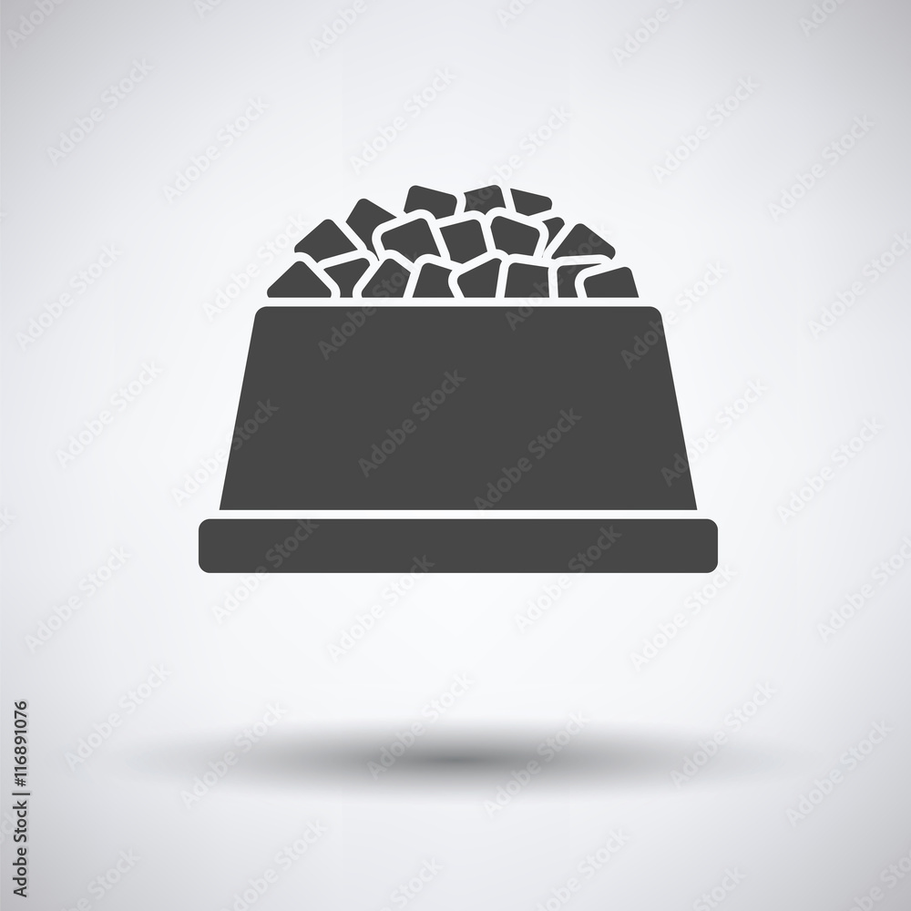 Dog food bowl icon Dog food bowl icon
