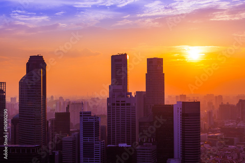 Singapore city skyline © Nikolai Sorokin