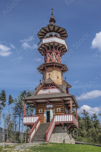 wieża widokowa w Czechach 