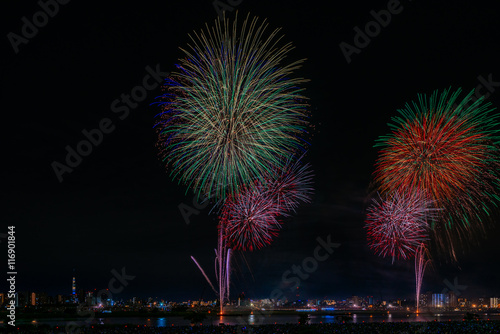 Fireworks of Adachi, Tokyo. 足立の花火