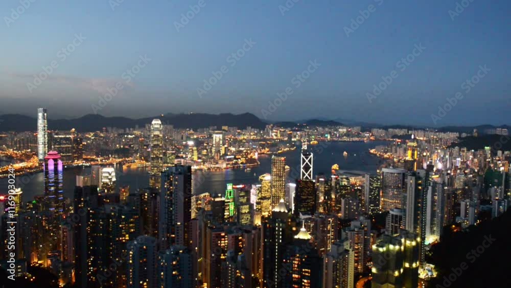 Night view of Hong Kong Night view of Hong Kong