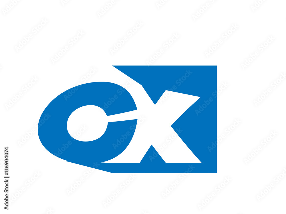 CX Initial Logo for your startup venture CX Initial Logo for your startup venture