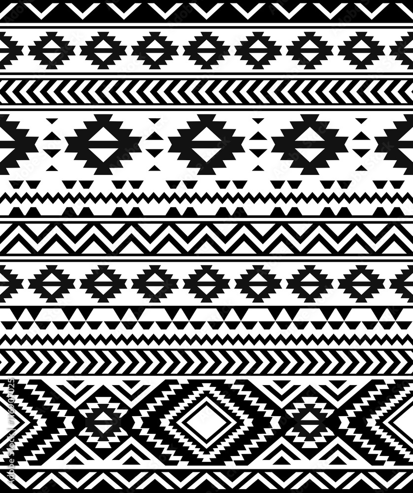 Ethnic pattern design. Seamless pattern. Navajo geometric print. Rustic