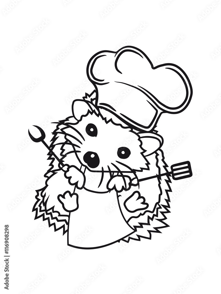 cook cooking barbecue grill master chef apron chef hat turner fork delicious food sitting around child baby sweet little cute hedgehog cook cooking barbecue grill master chef apron chef hat turner fork delicious food sitting around child baby sweet little cute hedgehog