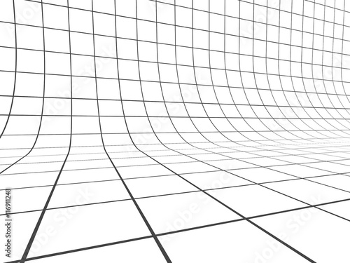 Fototapeta perspective grid line background