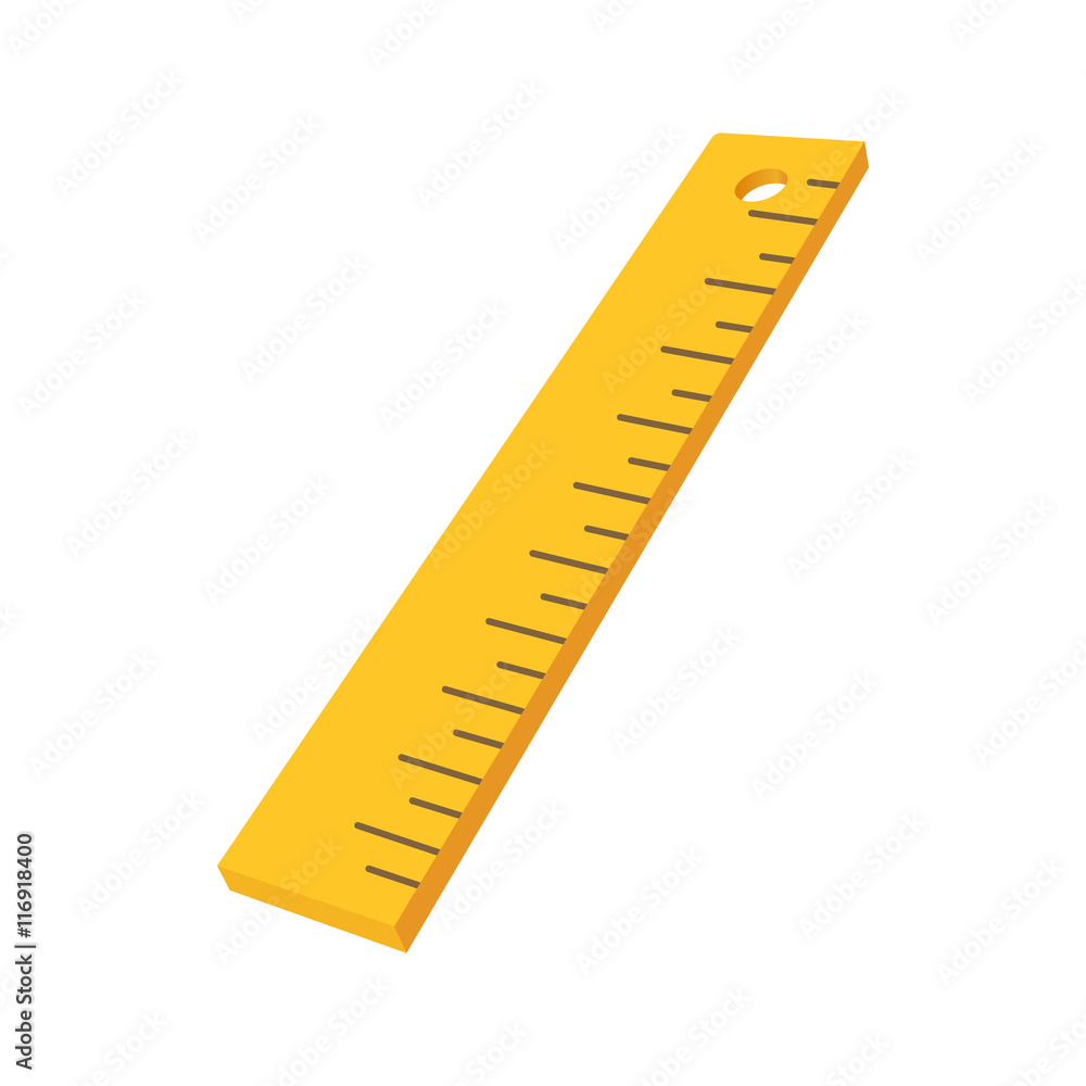 Line icon in cartoon style isolated on white background. Measuring and drawing symbol Line icon in cartoon style isolated on white background. Measuring and drawing symbol