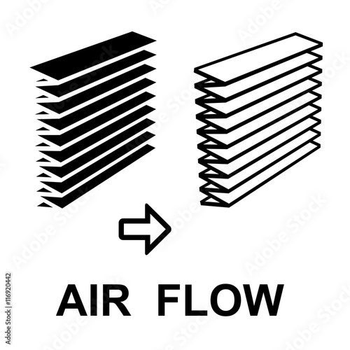air filter black symbol vector